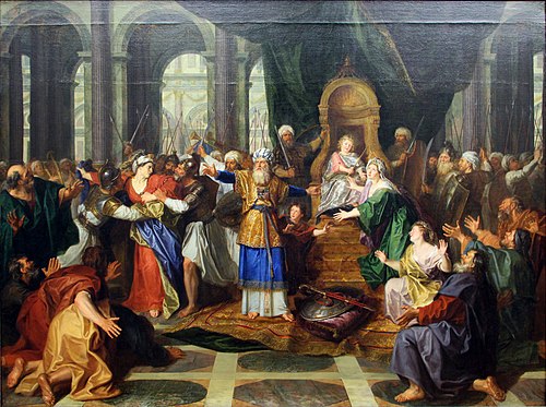 Athalie chassée du temple, 1696, Antoine Coypel
