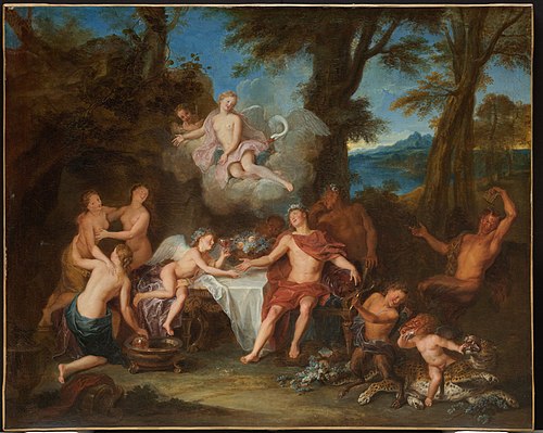 The Alliance of Bacchus and Cupid, 1702, Antoine Coypel