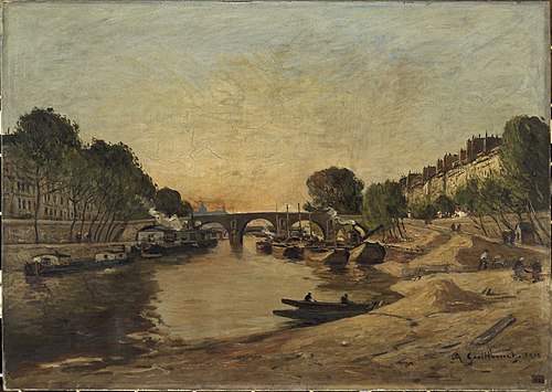 La Seine et le Pont Marie, 1912, Antoine Guillemet
