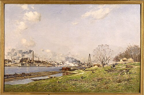La Seine à Conflans-Charenton, 1892, Antoine Guillemet