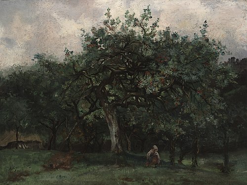 Landscape with Little Girl, , Antoine Guillemet