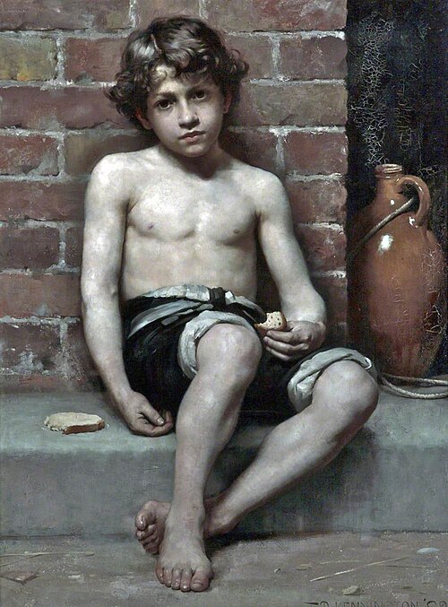 Daily Bread, 1883, Thomas Benjamin Kennington