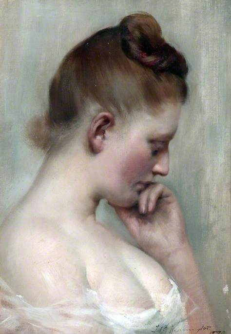 Meditation, 1890, Thomas Benjamin Kennington