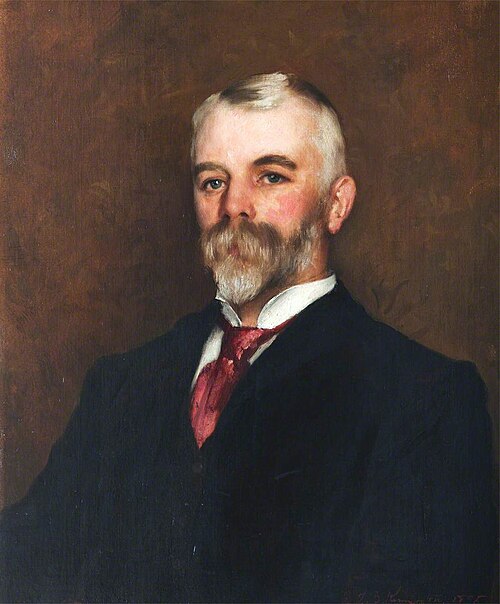 Portrait of an Unknown Man with a Beard, 1895, Thomas Benjamin Kennington