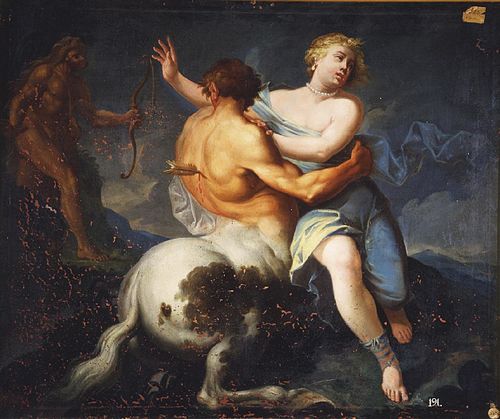 El rapto de Deyanira, 1753, Francisco Díaz
