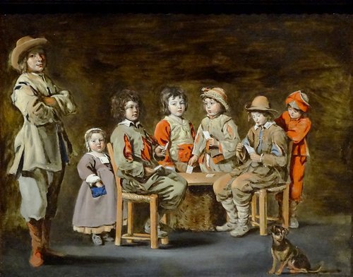 Petits joueurs de cartes, 1643, Antoine Le Nain