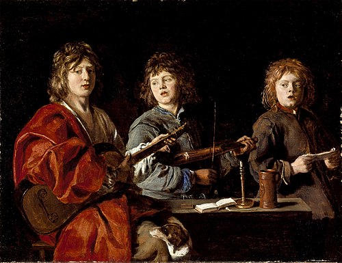 Three Young Musicians, 1630, Antoine Le Nain
