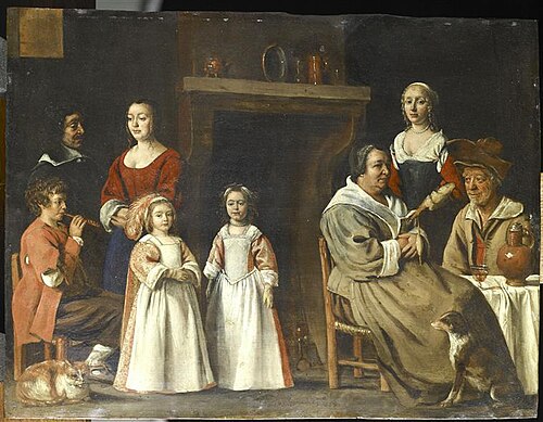 Portraits dans un intérieur, 1647, Antoine Le Nain