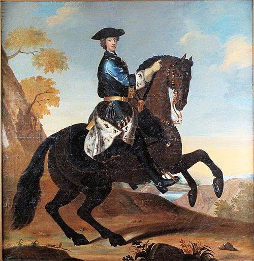 Ryttarporträtt av konung Karl XII av Sverige, 1682-1718, 1500, David von Krafft