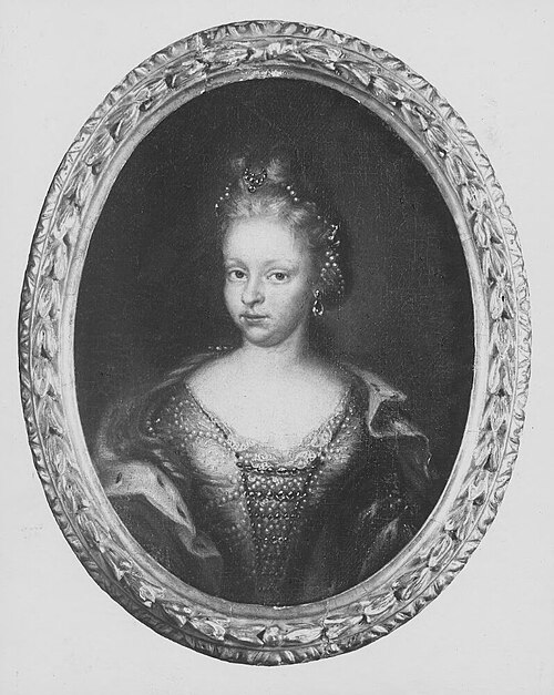 Johanna Elisabet, 1680-1757, prinsessa av Baden-Durlach hertiginna av Würtemberg, , David von Krafft