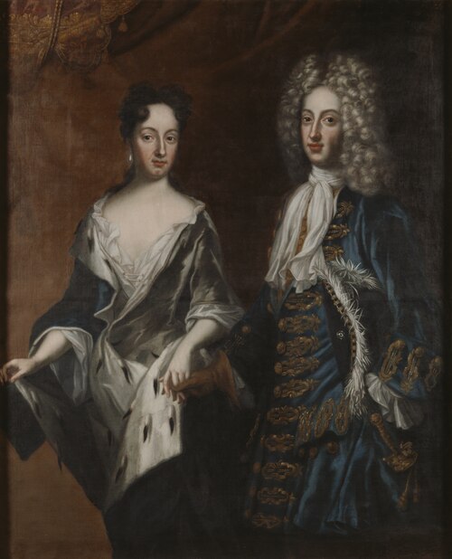 Frederick IV (1671-1702), Duke of Holstein-Gottorp, and his spouse Hedvig Sophia (1681–1708), Swedis, 1700, David von Krafft