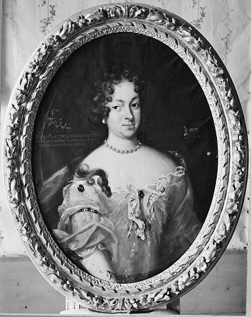 Kristina, 1663--1749, prinsessa av Mecklenburg-Güstrow, , David von Krafft