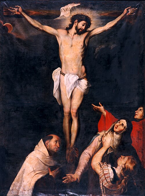 Calvario con carmelita, 1700, Fray Juan del Santísimo Sacramento