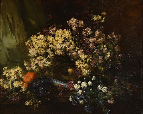 Chrysanthèmes, 1886, Antoine Vollon