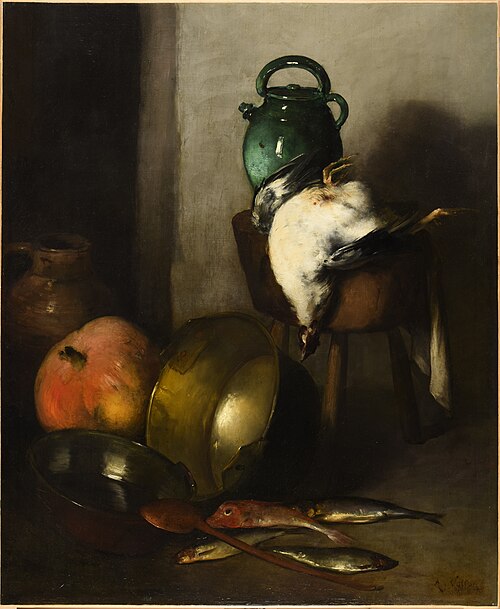 Nature morte, 1890, Antoine Vollon