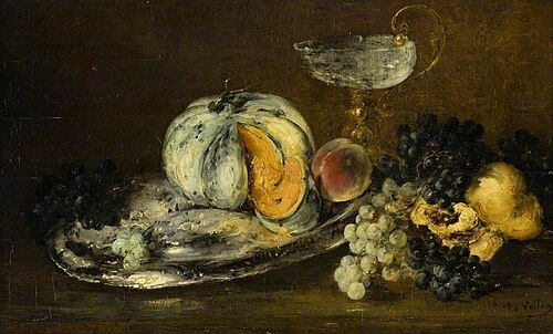 Still Life with Fruit, , Antoine Vollon