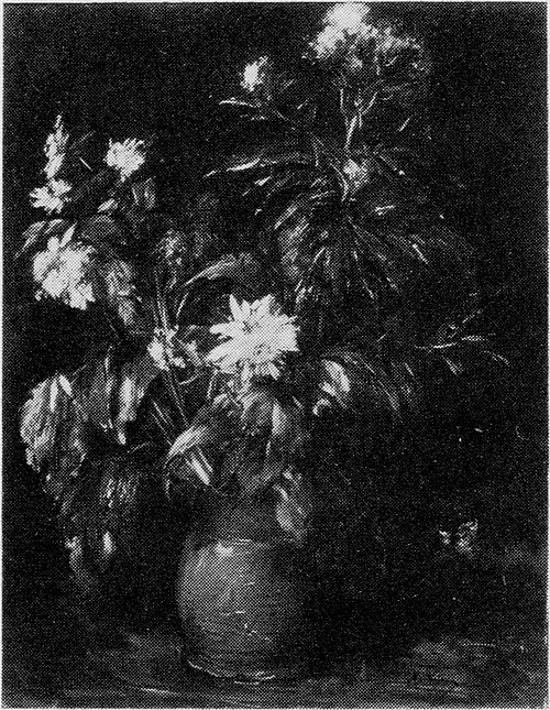 Bloemen in een rood aarden pot, 1880, Antoine Vollon