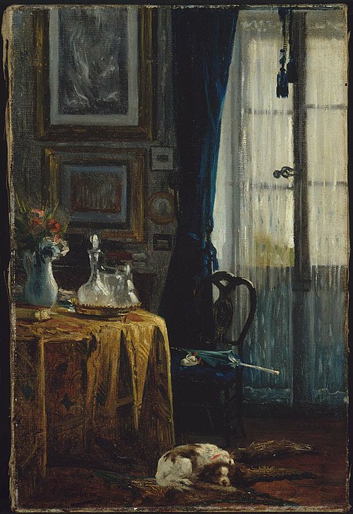 Sitting Room, 1870, Antoine Vollon