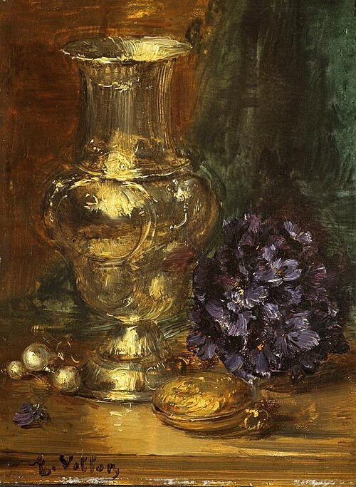 The Silver Vase, 1866, Antoine Vollon