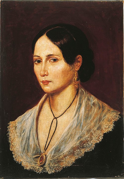 portrait of Anita Garibaldi, 1845, Gaetano Gallino