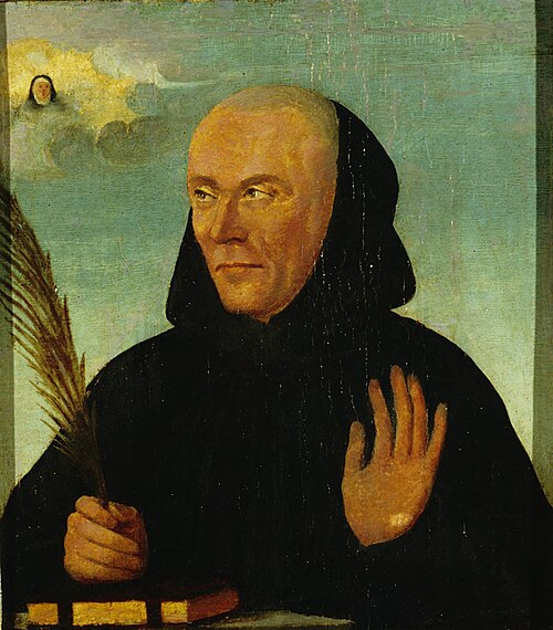Portrait of a Benedictine, , Giovanni Caroto