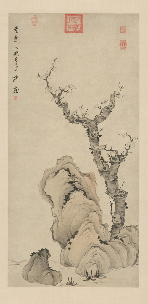 梅石图, , Chen Hongshou