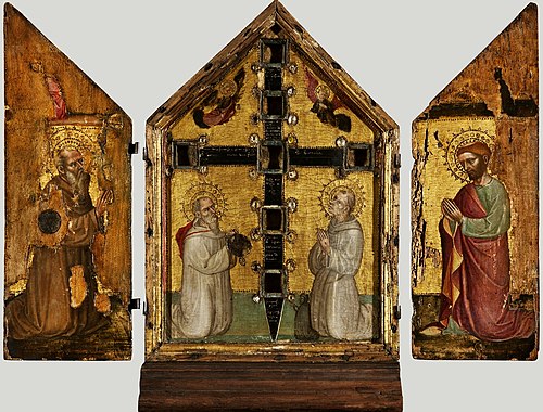 Reliquary triptych, 1400, Biagio di Giorgio da Traù
