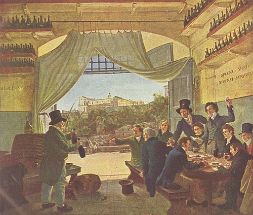 Wirtshausszene, 1820, Peter von Cornelius