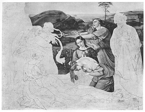 Die Grablegung Christi, 1813, Peter von Cornelius