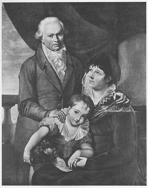 Familienbildnis des Kurpfälzischen Hofrats Franz von Heister (1752–1833), 1812, Peter von Cornelius