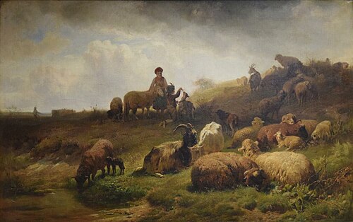 Sheep, 1868, Anton Braith