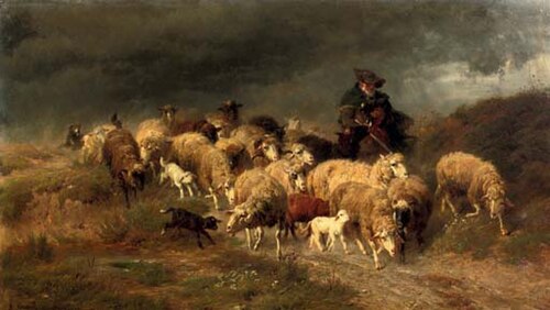 herding the flock, , Anton Braith