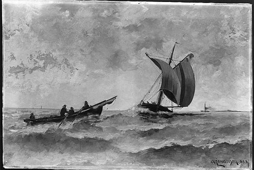 Seestück, 1883, Arvid Claes William Johansson