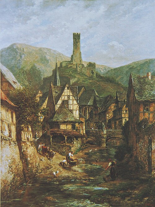 Monreal in der Vordereifel, 1866, Anton Burger