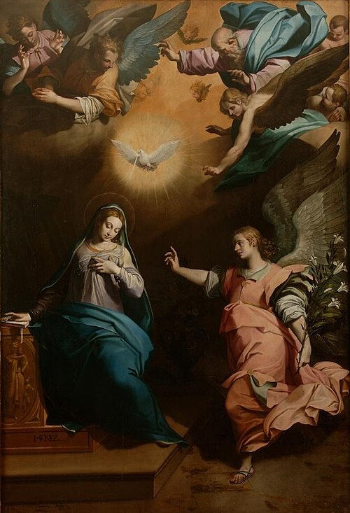 Anunciación (Gregorio Martínez), 1596, Gregorio Martínez