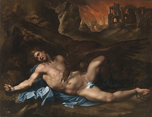 Tityus in Chains, 1590, Gregorio Martínez