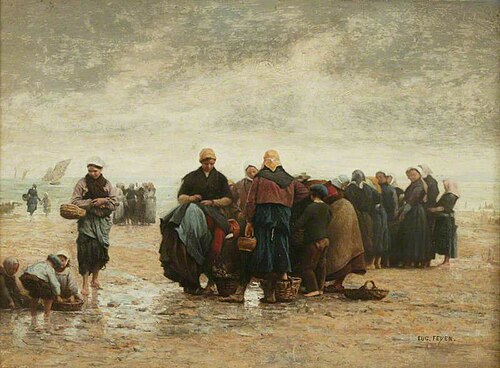 On the Shore, , Eugène Feyen