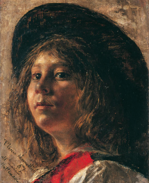 Head of a Ciociaro boy, 1887, Plinio Nomellini