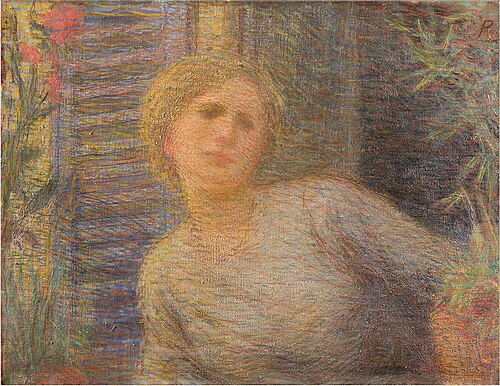 Ragazza alla finestra, 1891, Plinio Nomellini