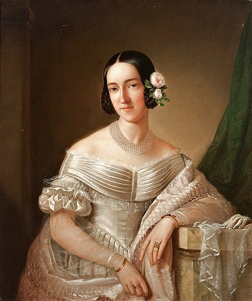 Portrait of Archduchess Hermine of Austria, 1900, Anton Einsle