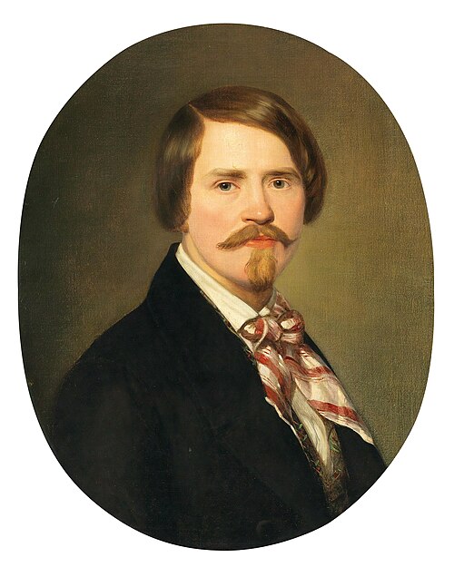 Portrait of a Man, 1871, Anton Einsle