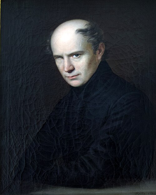 Portrait of Ferenc Kölcsey, 1835, Anton Einsle
