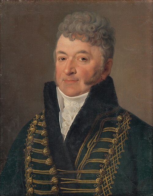 Portrait of a Man with a White Collar, 1830, Anton Einsle