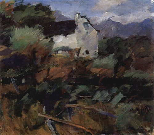 Alte Mühle bei Maishofen, 1911, Anton Faistauer