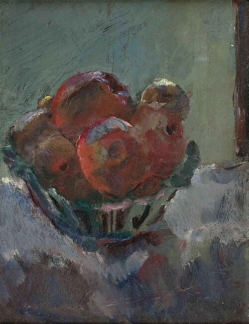Obst in Keramikschale, 1913, Anton Faistauer