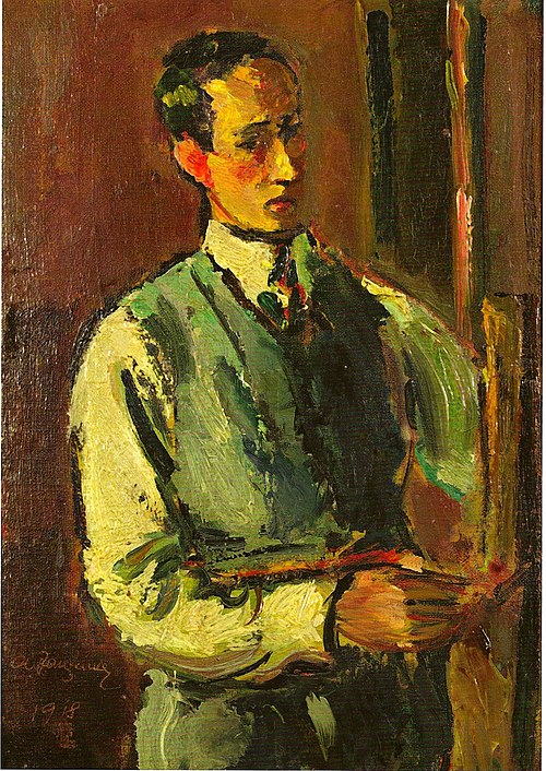 Autoportrait, 1918, Anton Faistauer