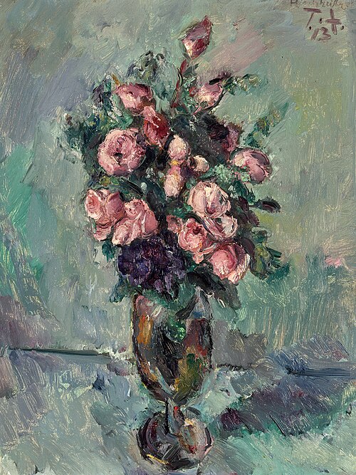 Hochzeitsrosen I, 1913, Anton Faistauer