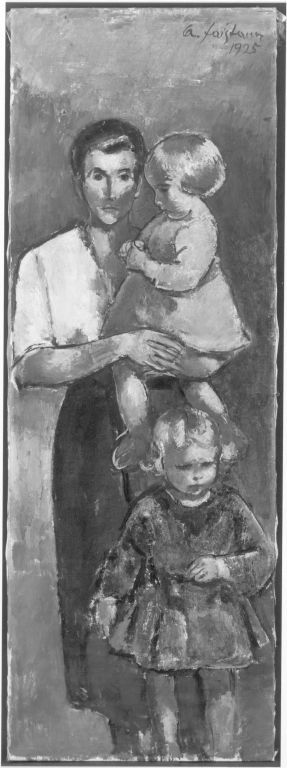 Mutter mit zwei Kindern, 1925, Anton Faistauer