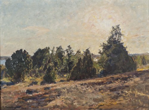 Towards Evening. Horsö in The Tjust archipelago, 1932, Gottfrid Kallstenius