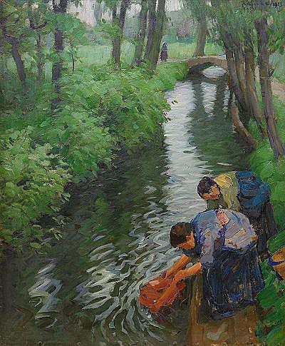 Fransk landskap, 1910, Ivar Kamke